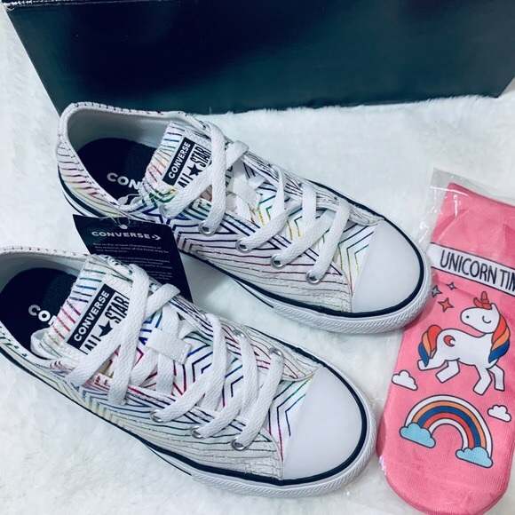 Converse Other - Girls Converse Chuck Taylor All Star White Size 2